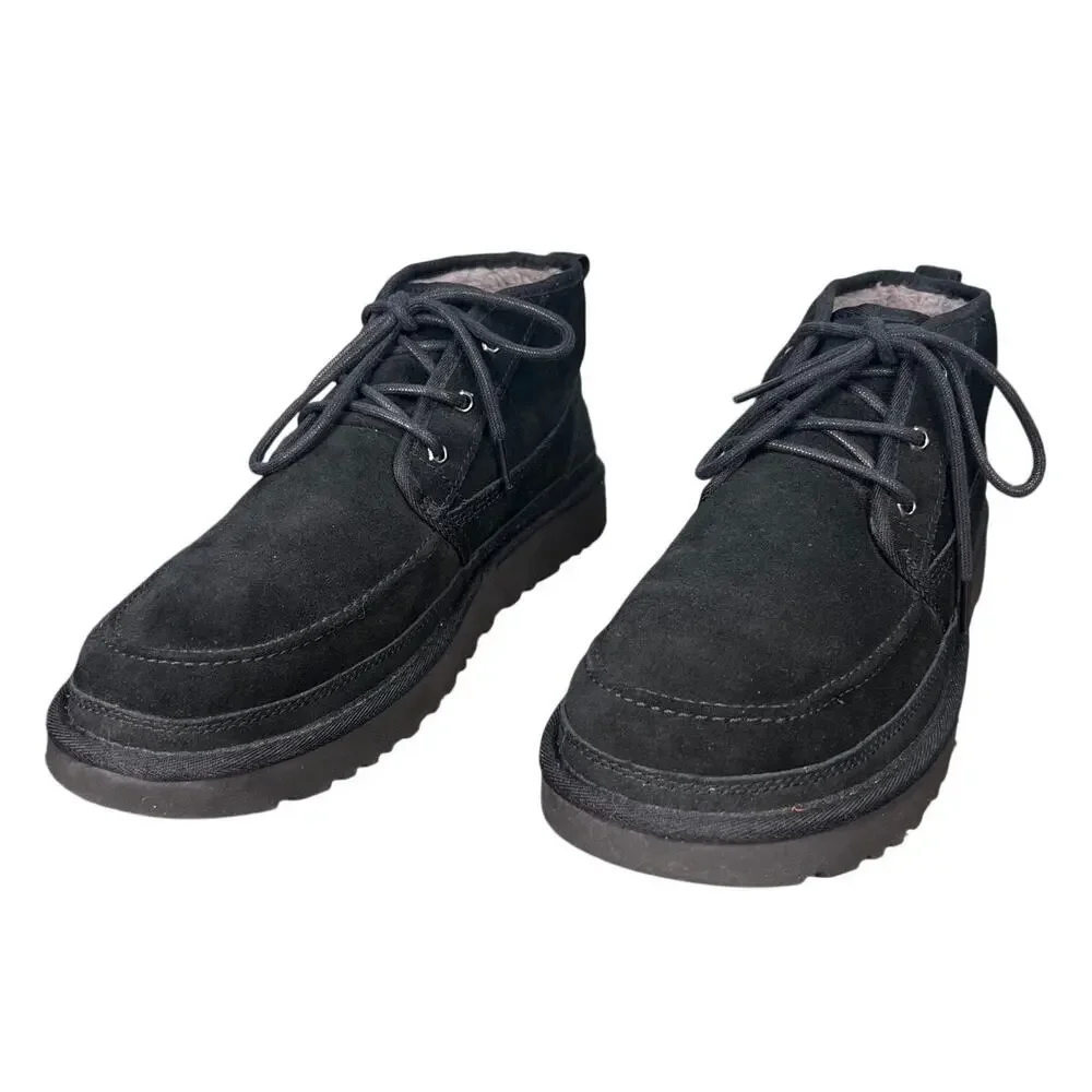 UGG Men's Neumel Moc Black Suede Chukka Boots Size 11